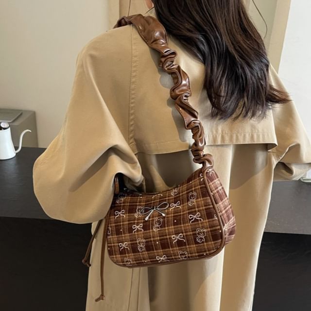 Plaid Crossbody Bag