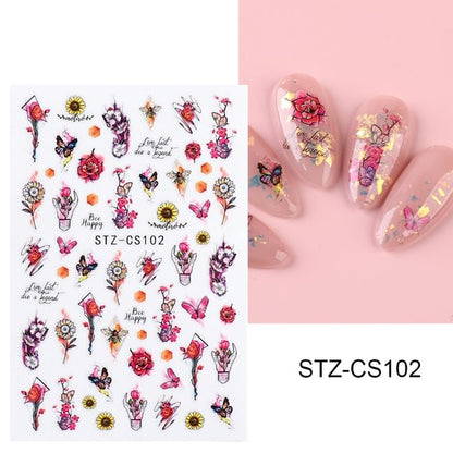 Print Nail Art Stickers