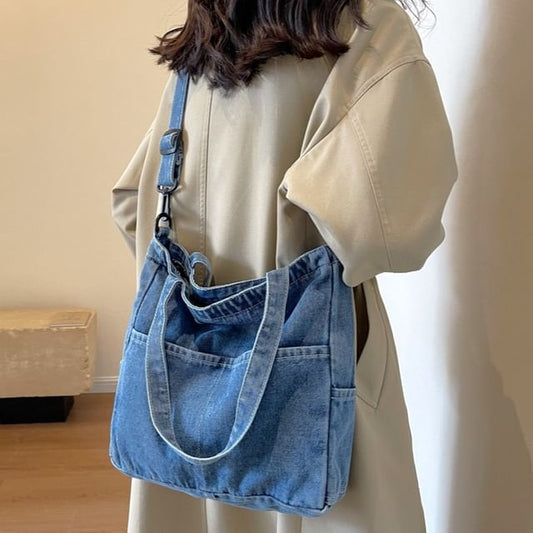 Bag Crossbody Denim Washed