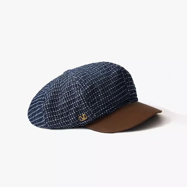 Beret / Newsboy Denim Cap