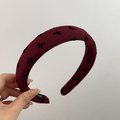 Bow Print Headband / Scrunchie (Various Design)