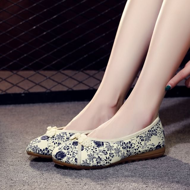Flats Embroidered Textile