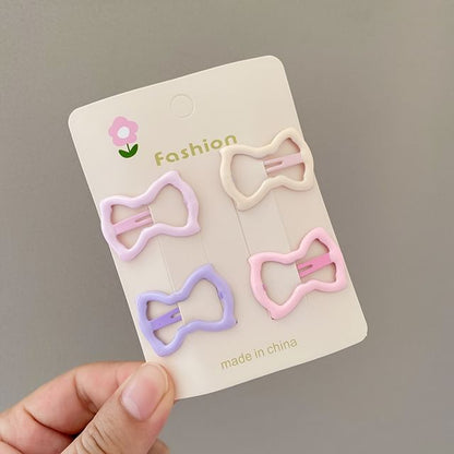 Set of 4: Cutout Hair Clip