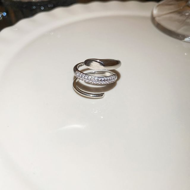 Designs) Rhinestone Alloy Ring (Various