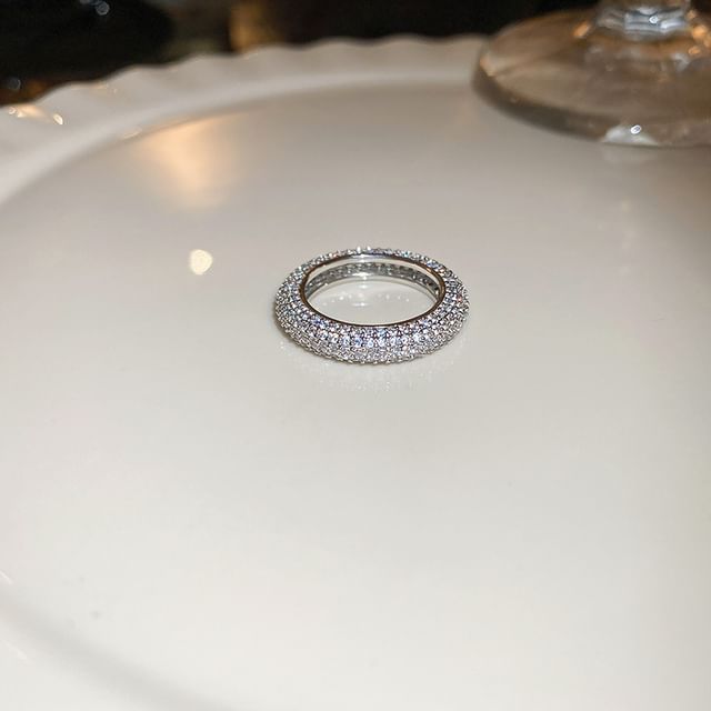 Designs) Rhinestone Alloy Ring (Various