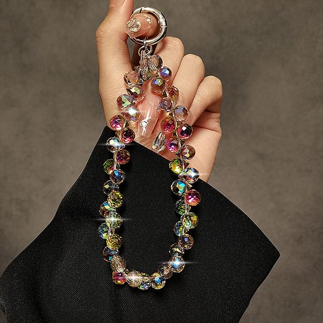 Phone Faux Strap Crystal