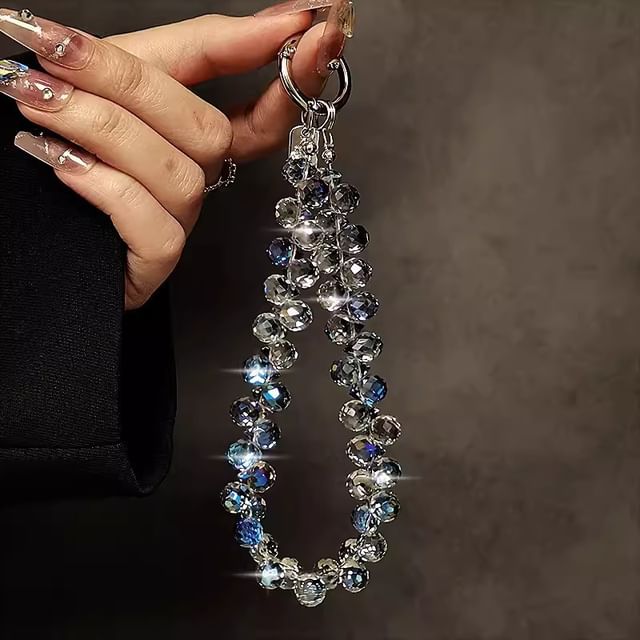 Phone Faux Strap Crystal