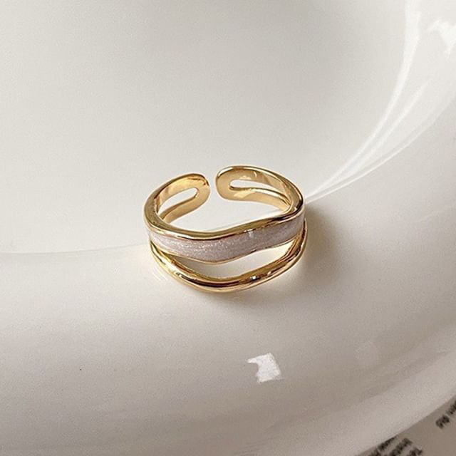 Ring Layered Rhinestone / Open