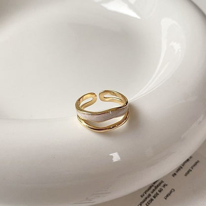 Ring Layered Rhinestone / Open