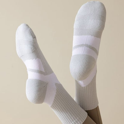 Two Tone Yoga Short Socks Set