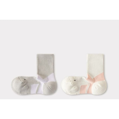 Two Tone Yoga Short Socks Set