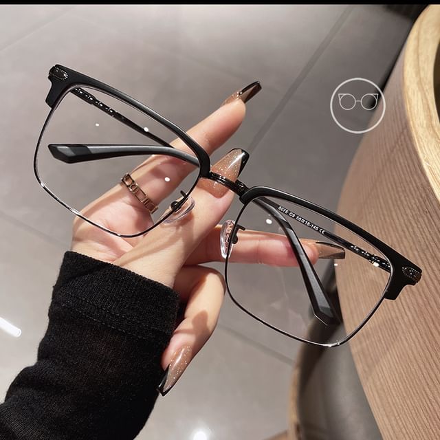 Eyeglasses Square Frame Metal