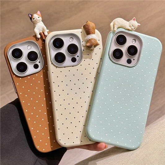 Polka Phone Dot Case Cat