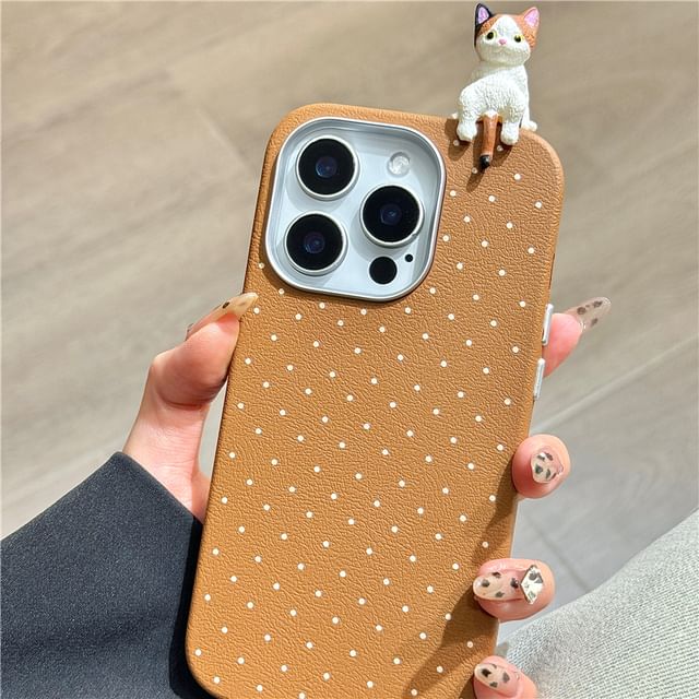 Polka Phone Dot Case Cat
