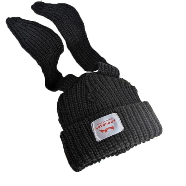 Ribbed Ear Beanie Rabbit