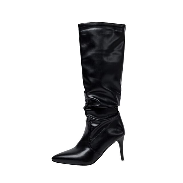 Heel Tall Stiletto Boots