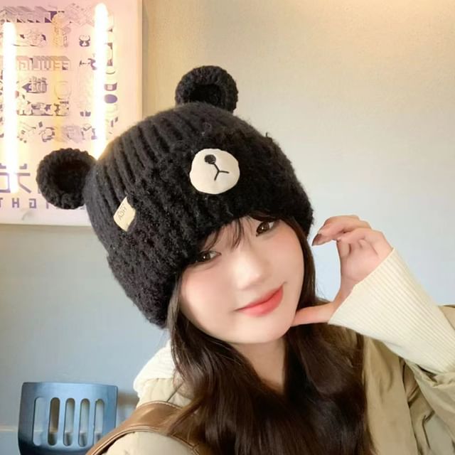 Beanie Bear Knit Ear