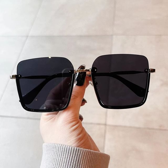 Sunglasses Half Frame Square