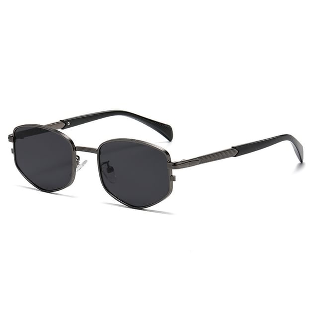 Frame Sunglasses Metal Geometric