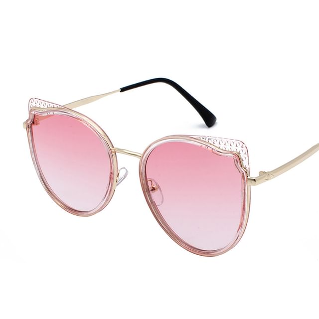 Frame Eye Metal Cat Sunglasses