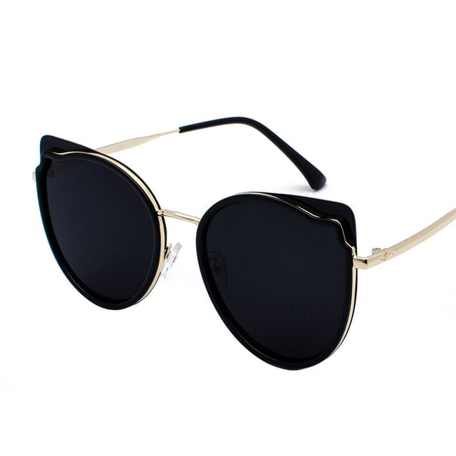 Frame Eye Metal Cat Sunglasses