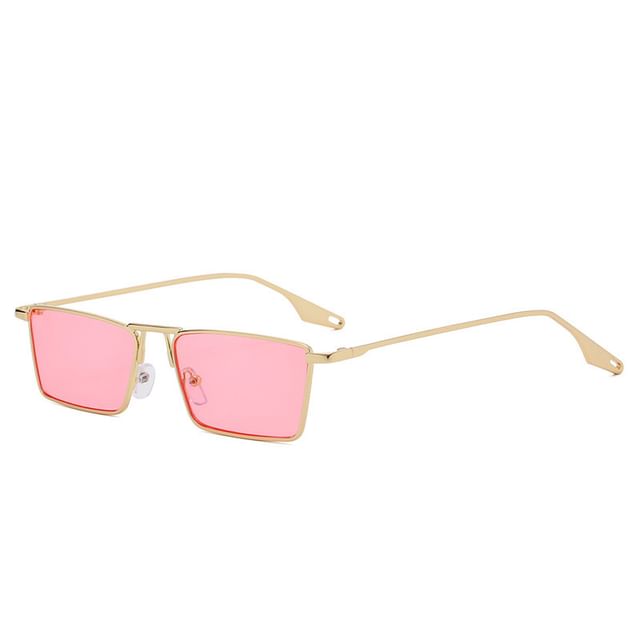 Frame Metal Square Sunglasses