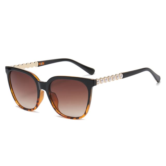 Square Pearl Faux Sunglasses
