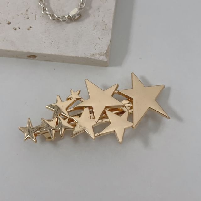 Alloy Star Hair Clip