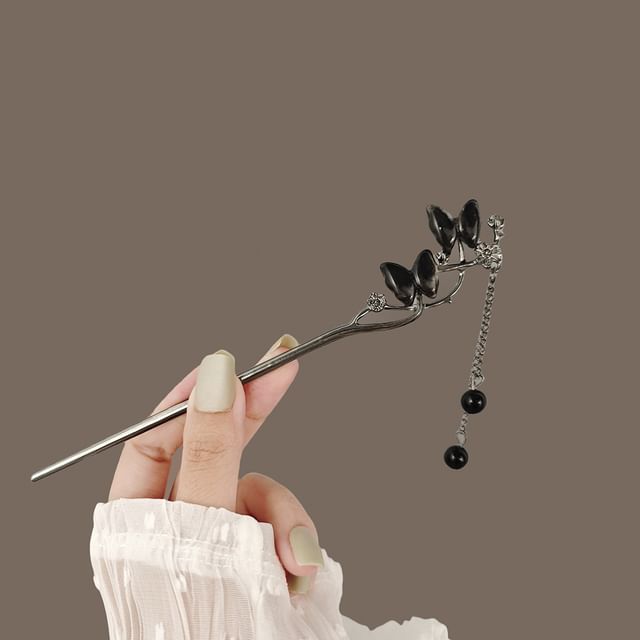 Beaded Alloy Hair Stick