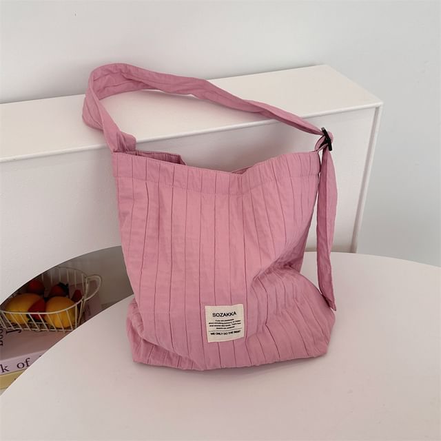 Plain Applique Tote Bag