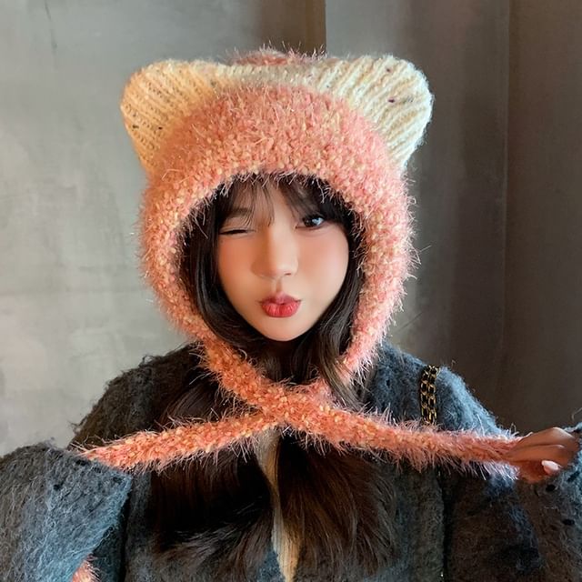 Trapper Hat Cat Wool Ear