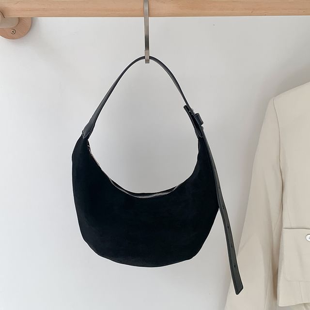 Suede Shoulder Bag Faux