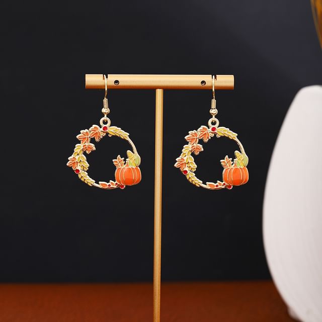 Thanksgiving Glaze Drop Earring