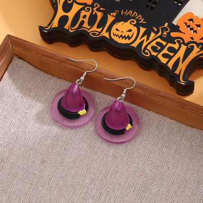 Halloween Resin Drop Earring