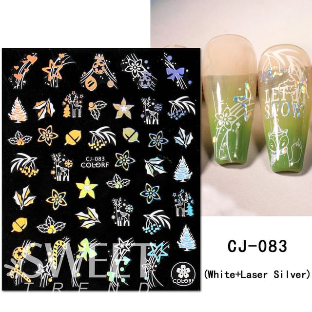 Holographic Nail Art Stickers