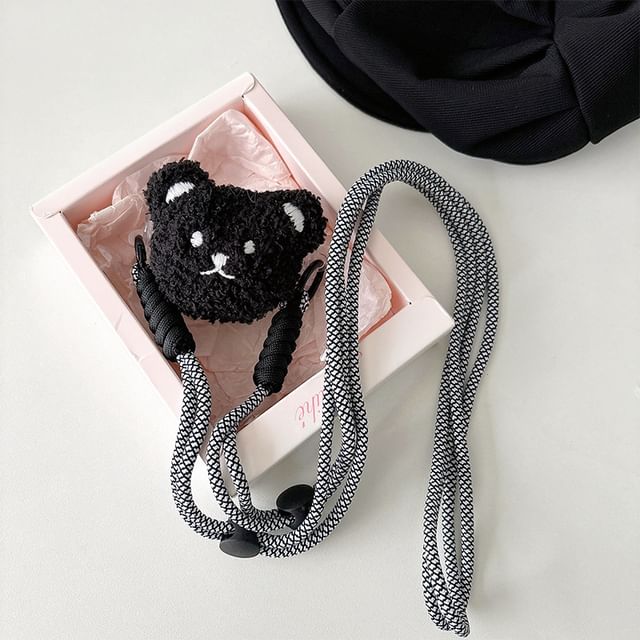 Plush On Clip Lanyard Phone Cartoon