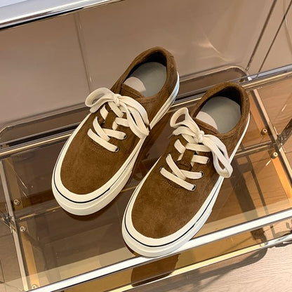 Canvas Platform Sneakers