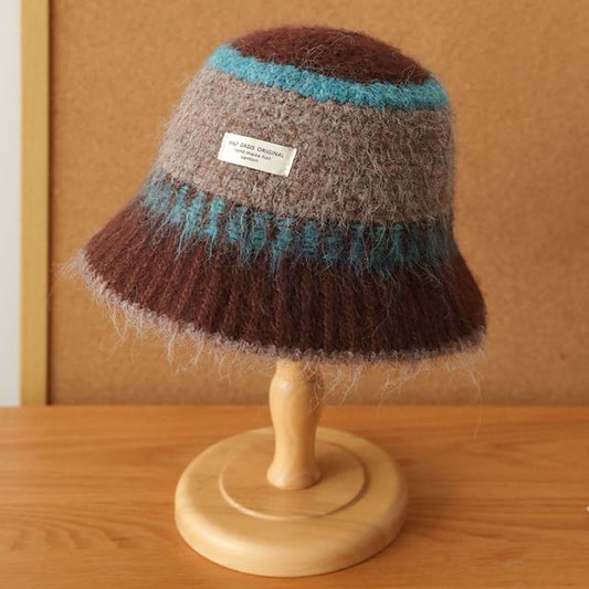 Gradient Knit Cloche Hat