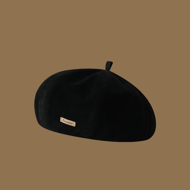 Lettering Plain Beret