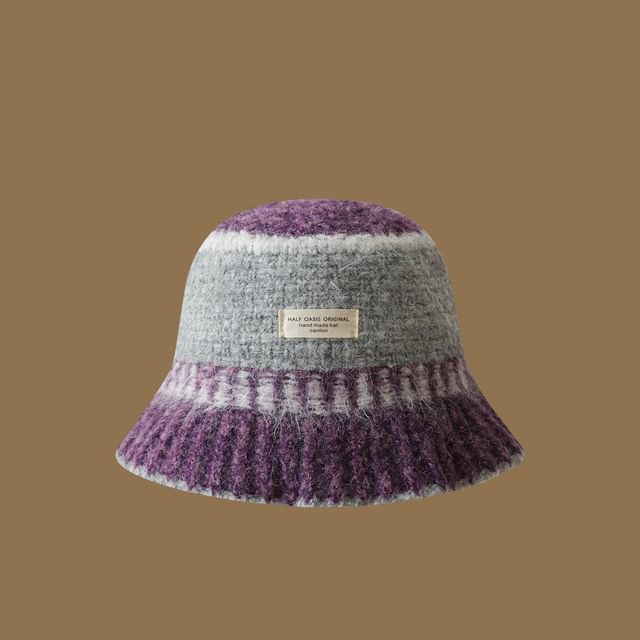 Gradient Knit Cloche Hat