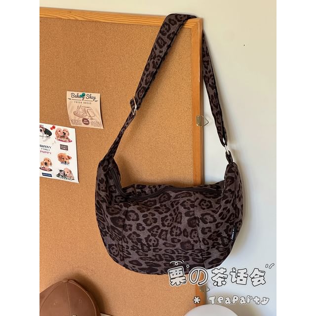 Leopard Print Crossbody Bag