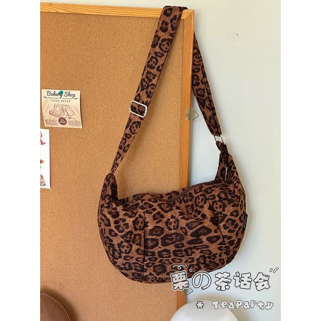 Leopard Print Crossbody Bag