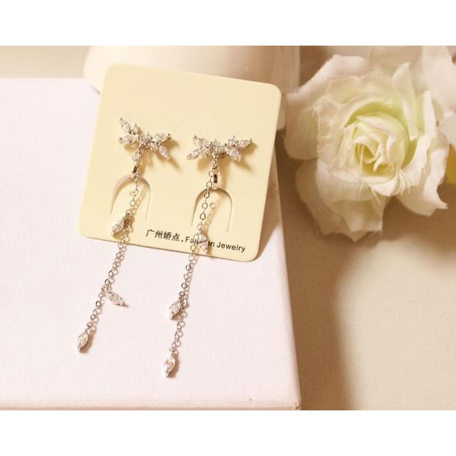 Alloy Dangle Earring Rhinestone