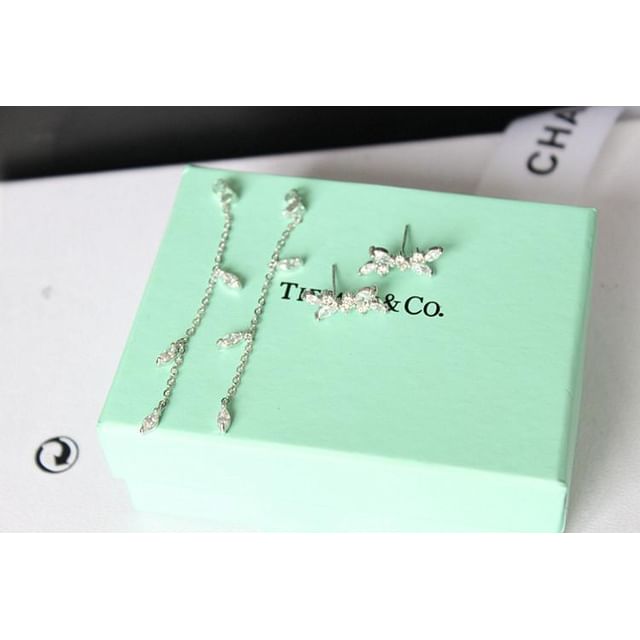 Alloy Dangle Earring Rhinestone