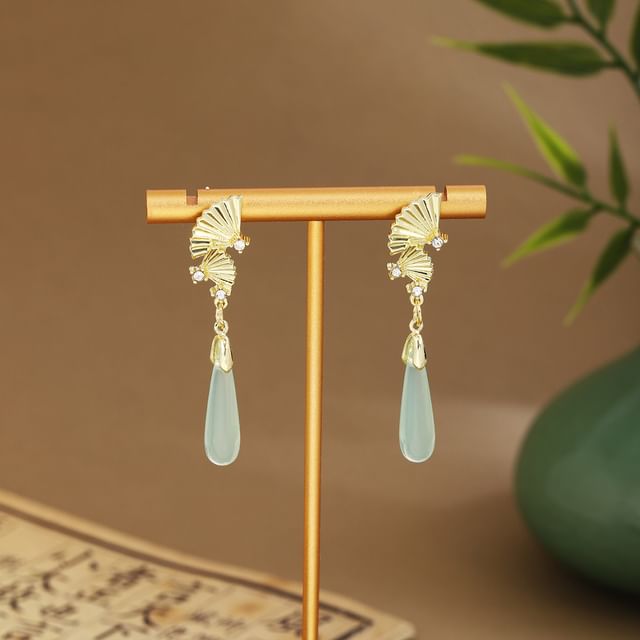 Faux Gemstone Dangle Earring