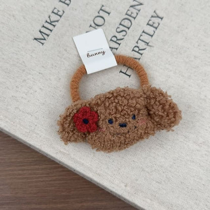 Dog Fluffy Hair Tie / Hair Clip (Various Design)