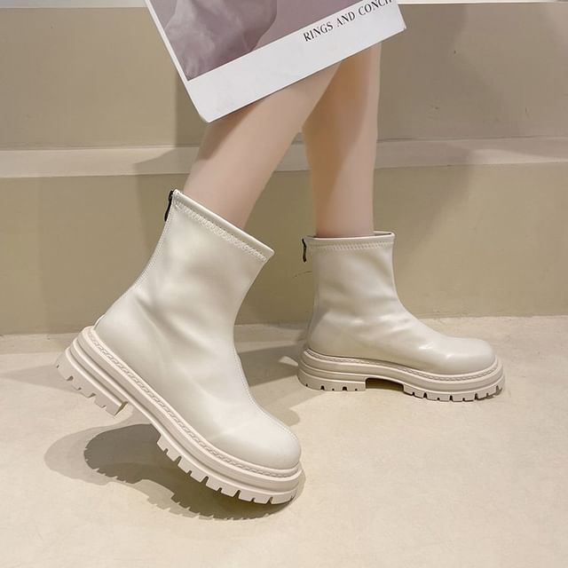 Zip Boots Platform Short