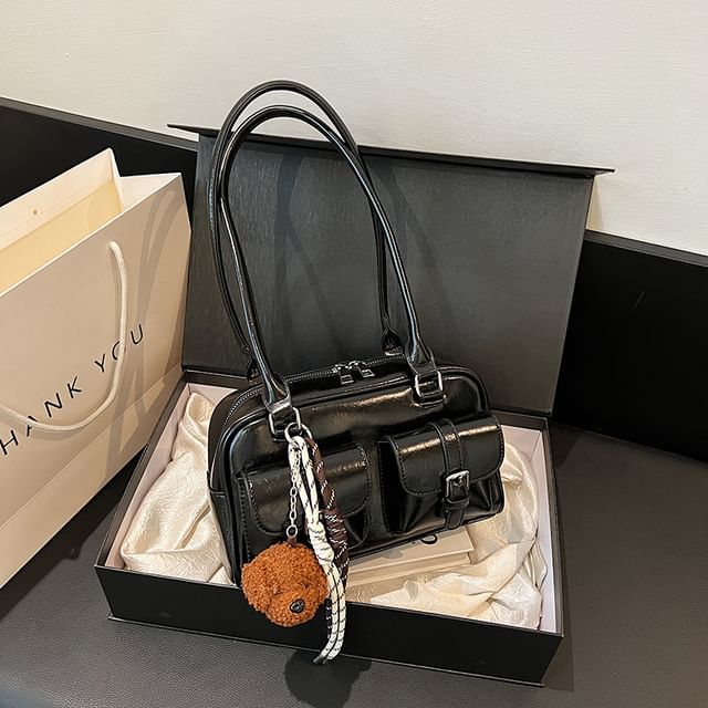 Bag Faux Leather / Tote Charm Multi-Pocket Set