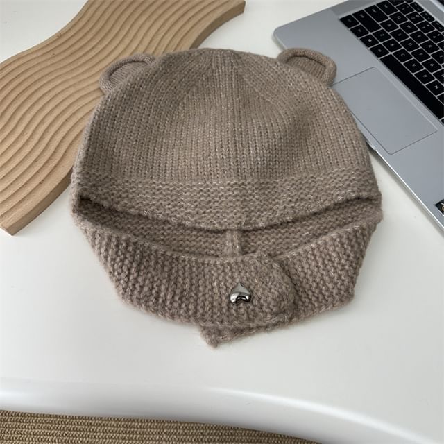 Bear Knit Balaclava Ear