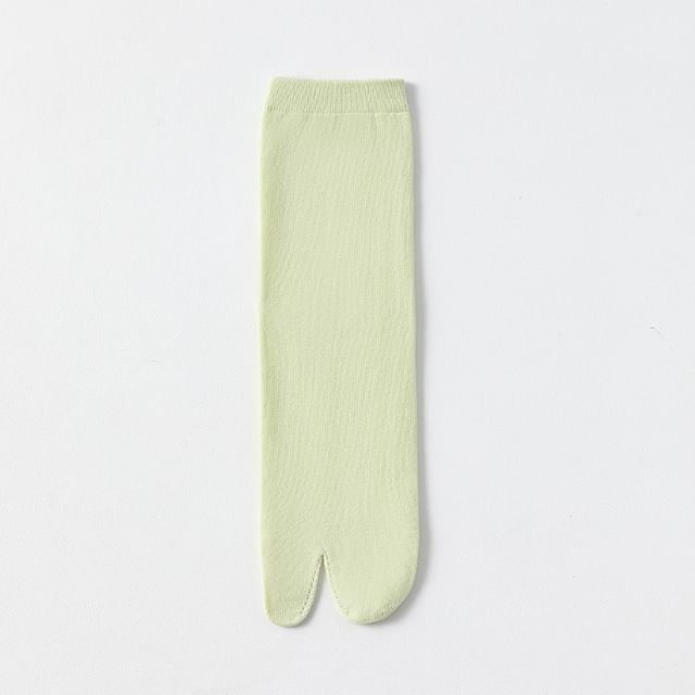 Plain Split Toe Socks